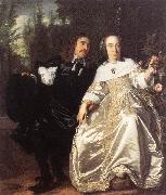 HELST, Bartholomeus van der Abraham del Court and Maria de Keersegieter sg oil